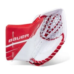 Bauer Supreme UltraSonic Senior Goalie Catcher -Bauer bauer catchers bauer supreme ultrasonic senior goalie catcher white red regular 30351230140482