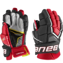 Bauer Supreme 3S Intermediate Hockey Gloves -Bauer bauer gloves bauer supreme 3s intermediate hockey gloves black red 12 28743838269506