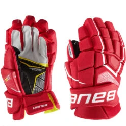 Bauer Supreme 3S Intermediate Hockey Gloves -Bauer bauer gloves bauer supreme 3s intermediate hockey gloves red 12 28743838400578