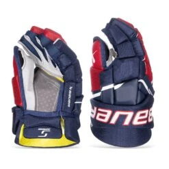Bauer Supreme M5 Pro Senior Hockey Gloves -Bauer bauer gloves bauer supreme m5 pro senior hockey gloves navy red white 14 30597272961090