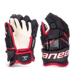 Bauer Supreme Matrix Intermediate Hockey Gloves -Bauer bauer gloves bauer supreme matrix intermediate hockey gloves black red 13 30597280989250