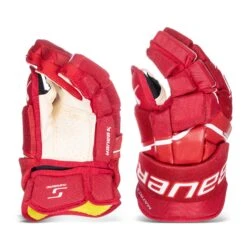 Bauer Supreme Matrix Intermediate Hockey Gloves -Bauer bauer gloves bauer supreme matrix intermediate hockey gloves red 12 30597281448002