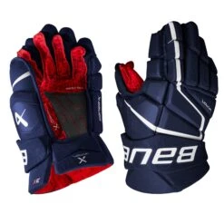 Bauer Vapor 3X Intermediate Hockey Gloves -Bauer bauer gloves bauer vapor 3x intermediate hockey gloves navy 12 29160828698690