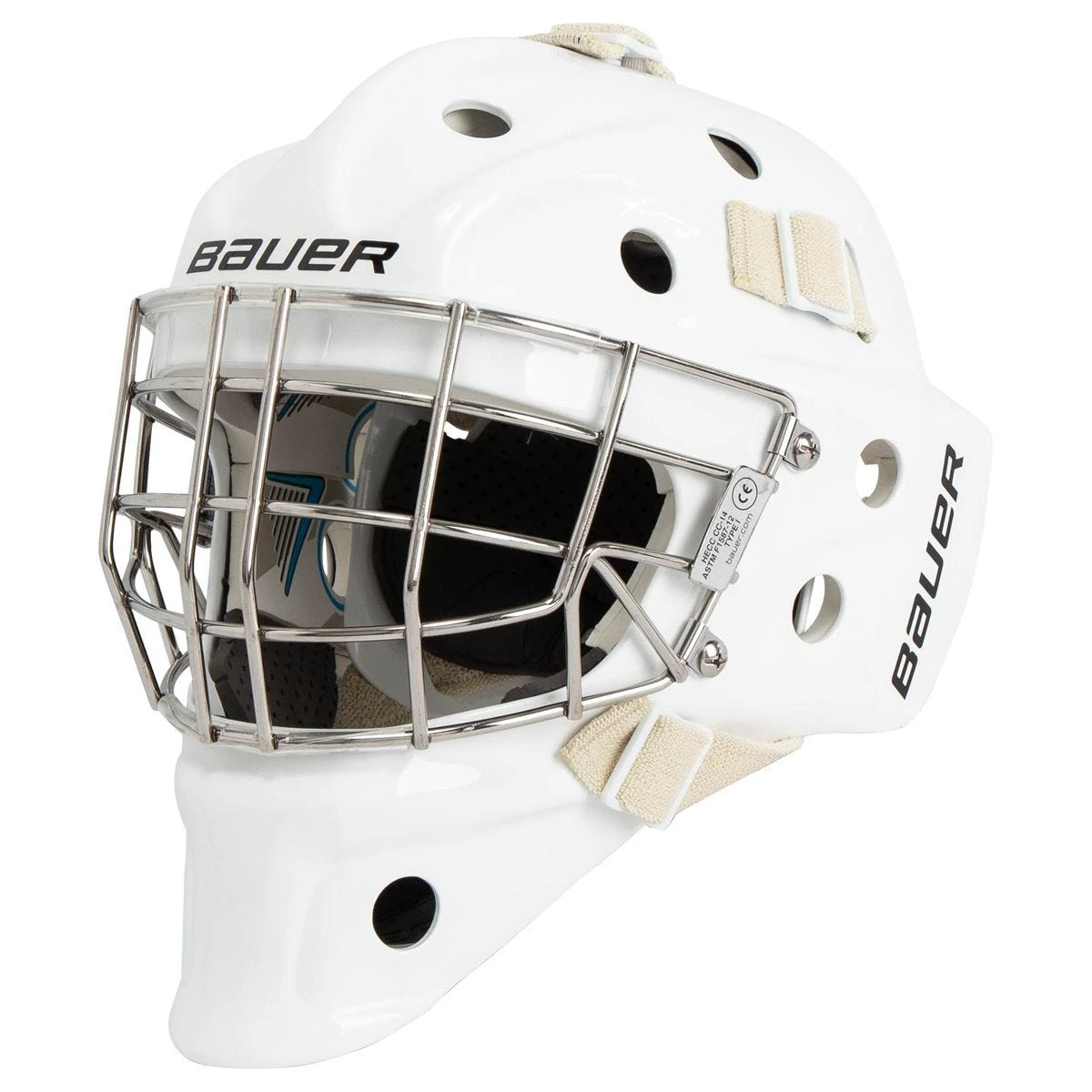 Bauer 940 Junior Certified Straight Bar Goalie Mask 1 Bauer 940 Junior Certified Straight Bar Goalie Mask