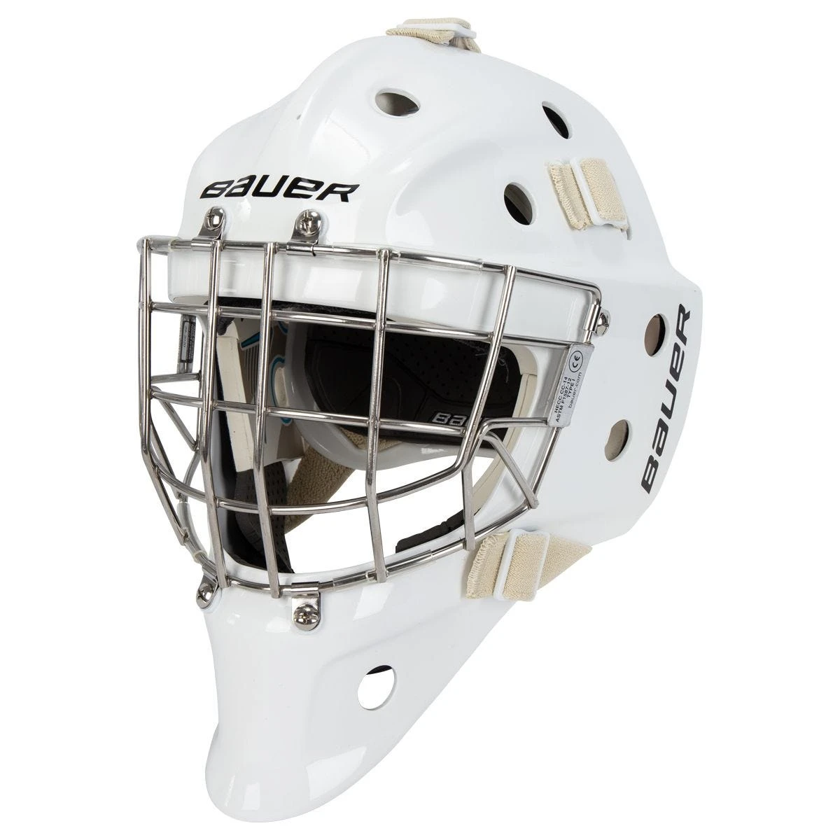 Bauer 940 Senior Certified Straight Bar Goalie Mask 1 Bauer 940 Senior Certified Straight Bar Goalie Mask