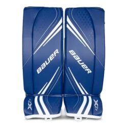 Bauer Vapor X2.7 Junior Goalie Leg Pads -Bauer bauer leg pads bauer vapor x2 7 junior goalie leg pads blue m 28 28744286109762