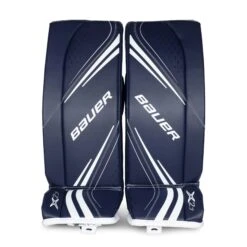 Bauer Vapor X2.7 Junior Goalie Leg Pads -Bauer bauer leg pads bauer vapor x2 7 junior goalie leg pads navy m 28 28744286142530