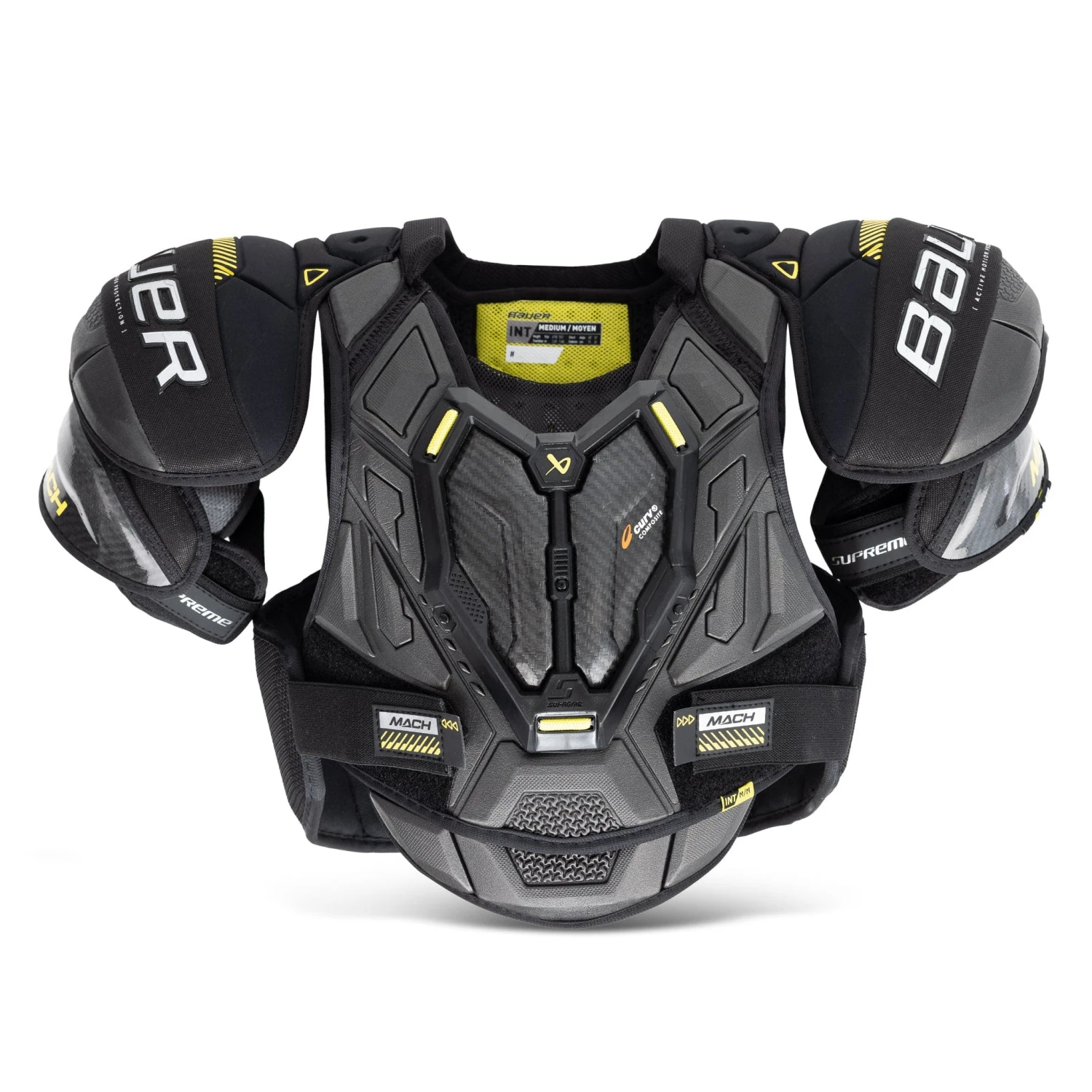Bauer Supreme Mach Intermediate Hockey Shoulder Pads 1 Bauer Supreme Mach Intermediate Hockey Shoulder Pads