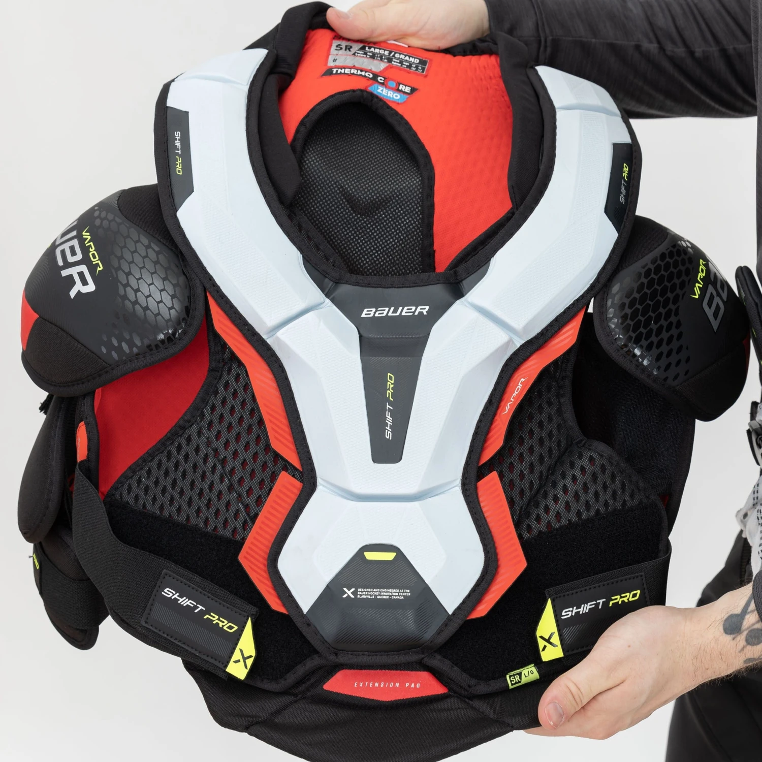 Bauer Vapor Shift Pro Intermediate Hockey Shoulder Pads 2 Bauer Vapor Shift Pro Intermediate Hockey Shoulder Pads - Image 2