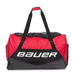 Bauer Premium Junior Wheel Hockey Bag (2019) -Bauer bauer wheeled hockey bags bauer premium junior wheel hockey bag 2019 black red jr 28744378024002